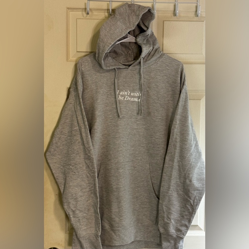 Larry June, midnight organic hoodie